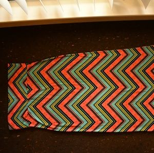 Zig Zag aztec Design Maxi Skirt